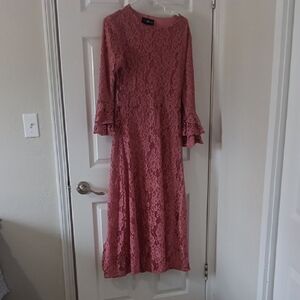 Mauve Lace Dress